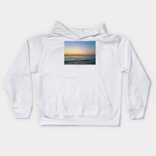 Sunset Above The Lake Horizon Kids Hoodie